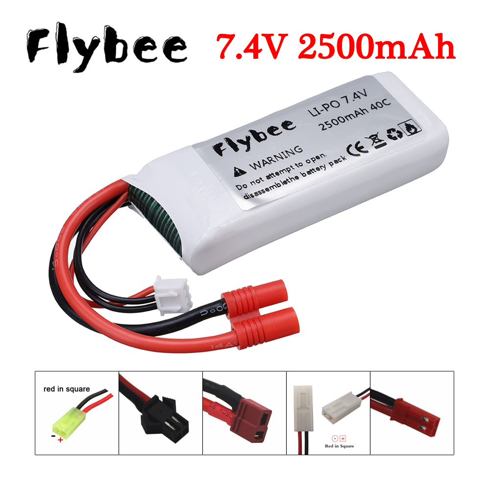 Rc Helicopter Parts - 7,4 V 2500 mAh 25C Lipo-Akku